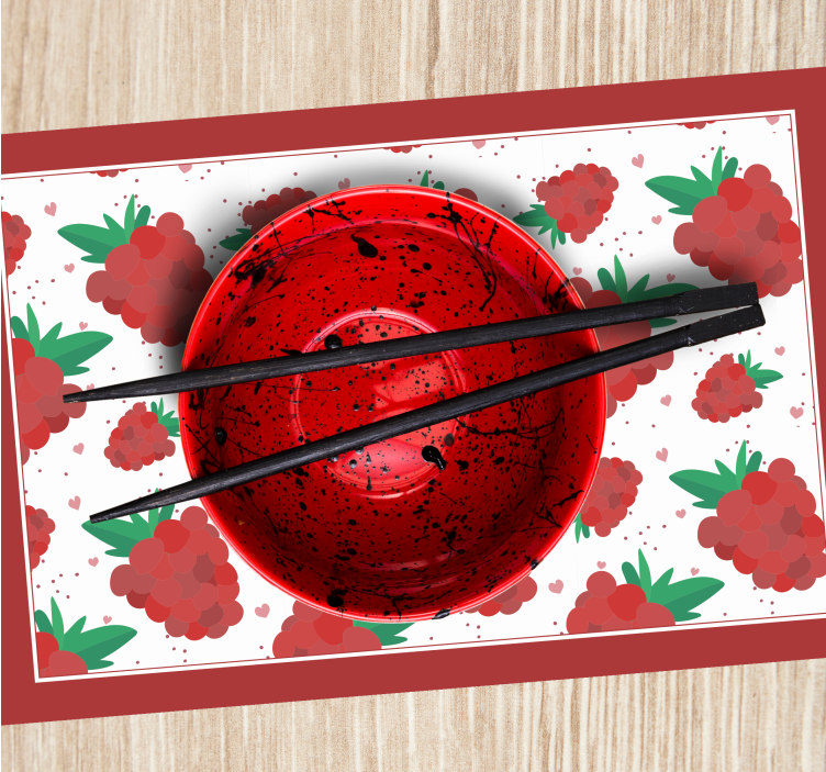 Individuais de mesa originais conjunto de tigelas estilosas - TenStickers