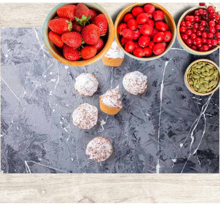 Individuais de mesa originais mini cupcakes deliciosos - TenStickers