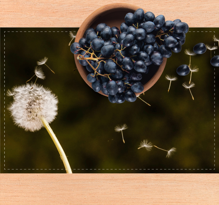 Individuais de mesa originais sementes de dente-de-leão - TenStickers