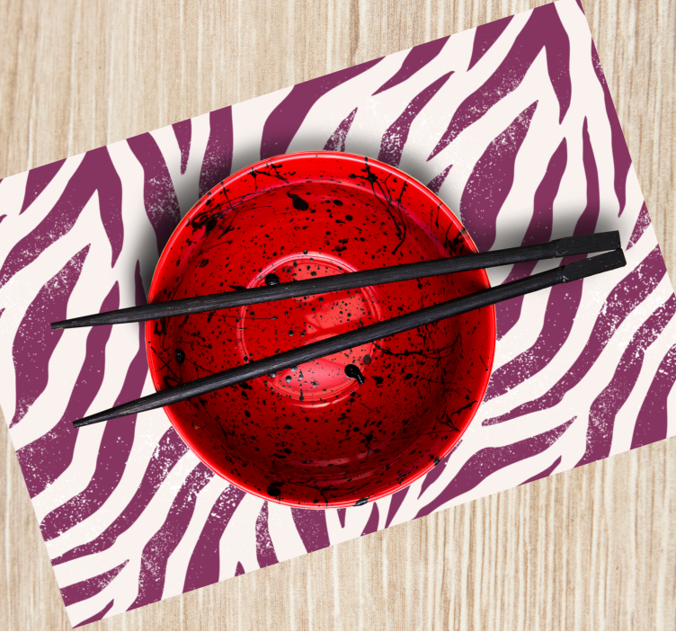 Individuais de mesa originais tigela colorida bold - TenStickers