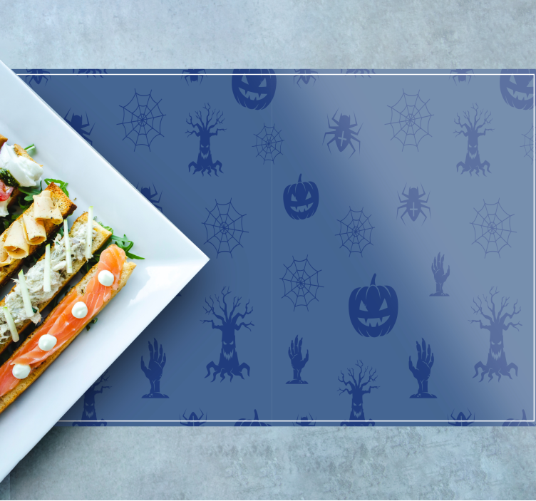 Individual de mesa halloween decoração assustadora - TenStickers