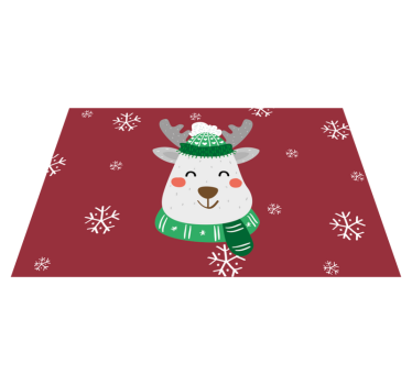Natal individuais de mesa cervo para crianças natal - TenStickers