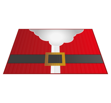 Para natal roupas de papai noel individuais de mesa de natal - TenStickers