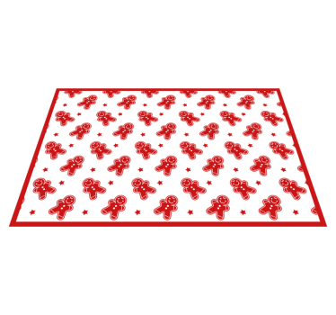 Individuais de mesa em vinil de Natal Biscoitos - TenStickers