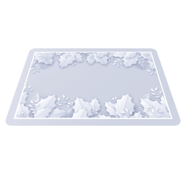 Individuais de mesa de natal com design elegante de festas - TenStickers