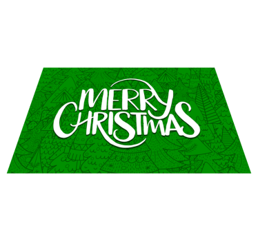 Individuais de mesa de natal saudações festivas - TenStickers