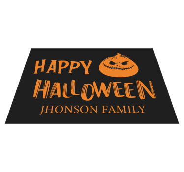 Individual de mesa halloween cumprimento familiar halloween - TenStickers