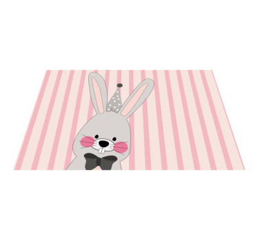 Individuais de mesa infantis coelhinho adorável - TenStickers