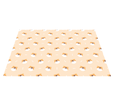 Individuais de mesa infantis faces de cachorros alegres - TenStickers