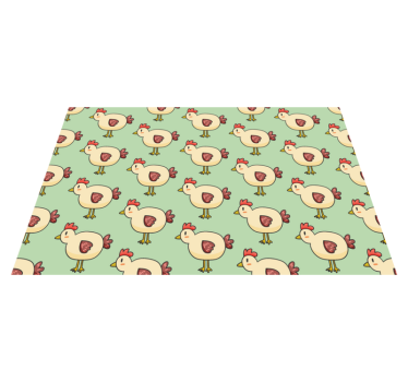 Individuais de mesa infantis galinhas encantadoras - TenStickers