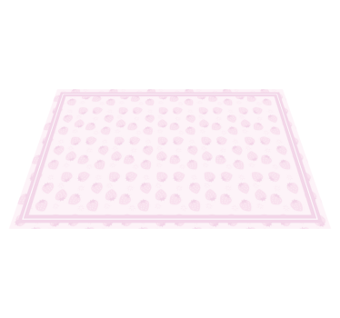 Individuais de mesa infantis Área de brincar morango - TenStickers