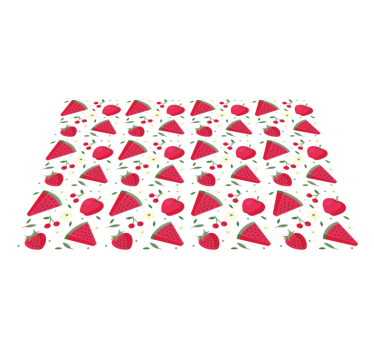 Individuais de mesa infantis com estampa de fatias de fruta - TenStickers
