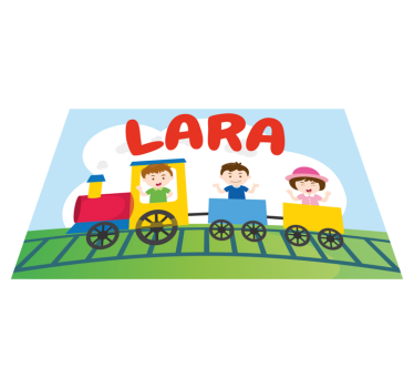 Individuais de mesa infantis ilustração de crianças - TenStickers