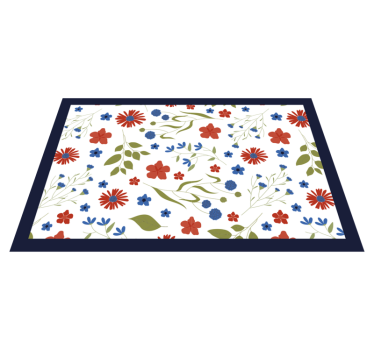 Individuais de mesa infantis encanto floral - TenStickers