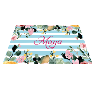 Individuais de mesa com nome personalizados - TenStickers