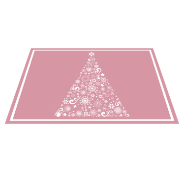 Individuais de mesa de natal com motivo de Árvore festiva - TenStickers