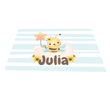 Individuais de mesa infantis personagem abelha fofa - TenStickers