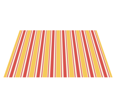 Individuais de mesa infantis com padrão listrado colorido - TenStickers