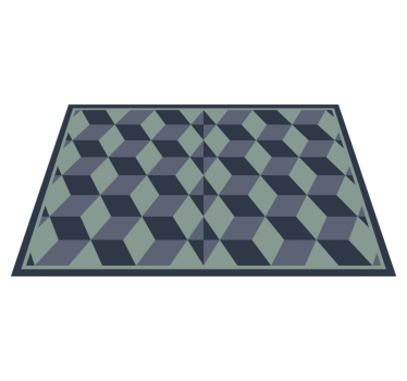 Individuais de mesa de natal estilo geométrico - TenStickers