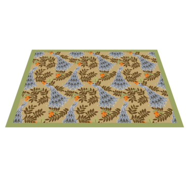 Individuais de mesa com nome em estampa floral - TenStickers