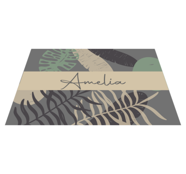 Individuais de mesa em vinil modernos Selva estilo "boho" - TenStickers