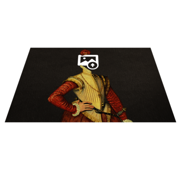 Individuais de mesa em vinil elegantes Cão aristocrata - TenStickers