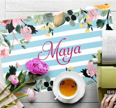 Individuais de mesa com nome personalizados - TenStickers