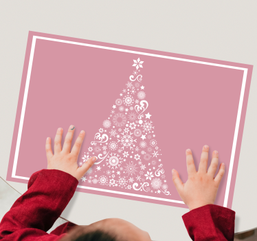 Individuais de mesa de natal com motivo de Árvore festiva - TenStickers
