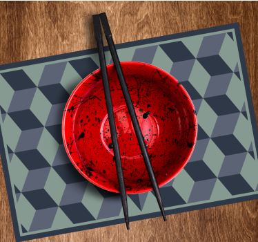Individuais de mesa de natal estilo geométrico - TenStickers