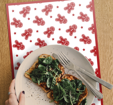Individuais de mesa em vinil de Natal Biscoitos - TenStickers