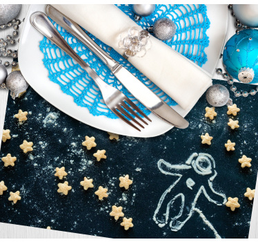 Individuais de mesa infantis cena de estrelas do astronauta - TenStickers