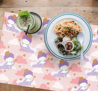 Individuais de mesa infantis com figuras animadas adoráveis - TenStickers