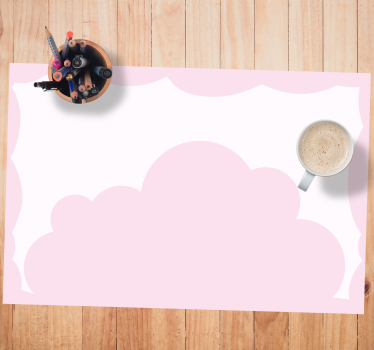 Individuais de mesa infantis com fundo de nuvem - TenStickers