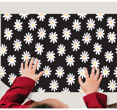 Individuais de mesa infantis estampa floral de margaridas - TenStickers
