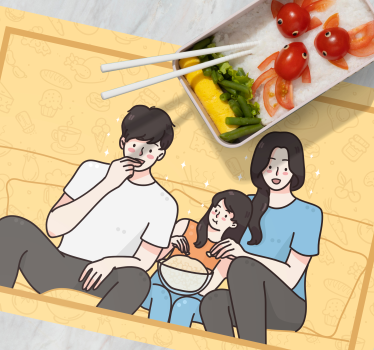Individuais de mesa infantis para momentos em família - TenStickers