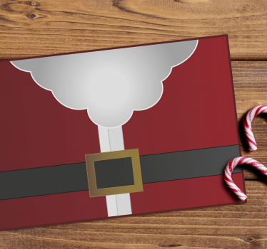 Para natal roupas de papai noel individuais de mesa de natal - TenStickers
