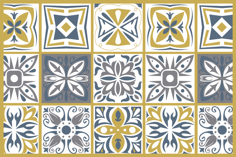 Individuais de mesa originais vintage clássico - TenStickers