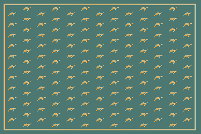 Individuais de mesa Tartarugas geométricas - TenStickers