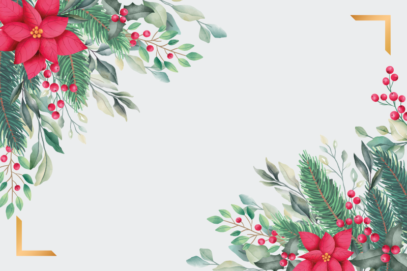 Individuais de mesa de Natal Enfeites de natal - TenStickers