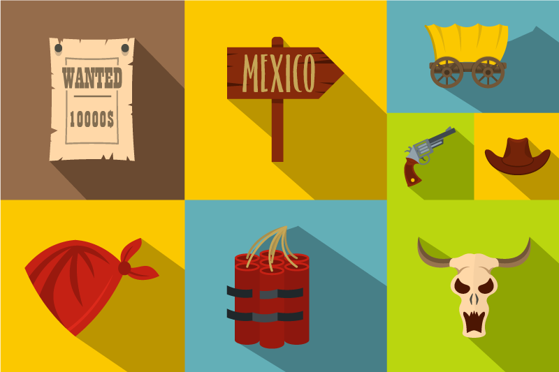 Individuais de mesa originais tema mexicano desejado - TenStickers