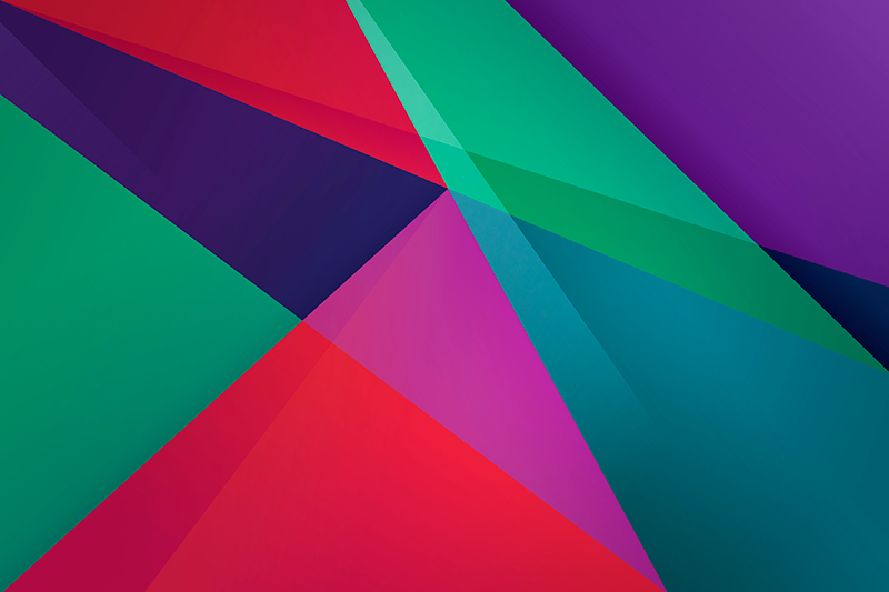 Individuais de mesa modernos com design geométrico colorido - TenStickers