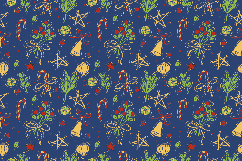 Individuais de mesa de natal para decoração natalina - TenStickers