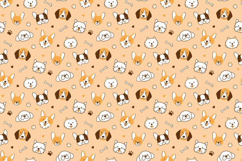 Individuais de mesa infantis com carinhas de animais - TenStickers