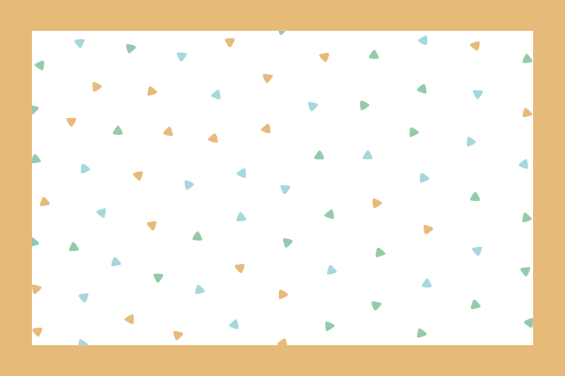 Individuais de mesa com nome padrão triângulo elegante - TenStickers