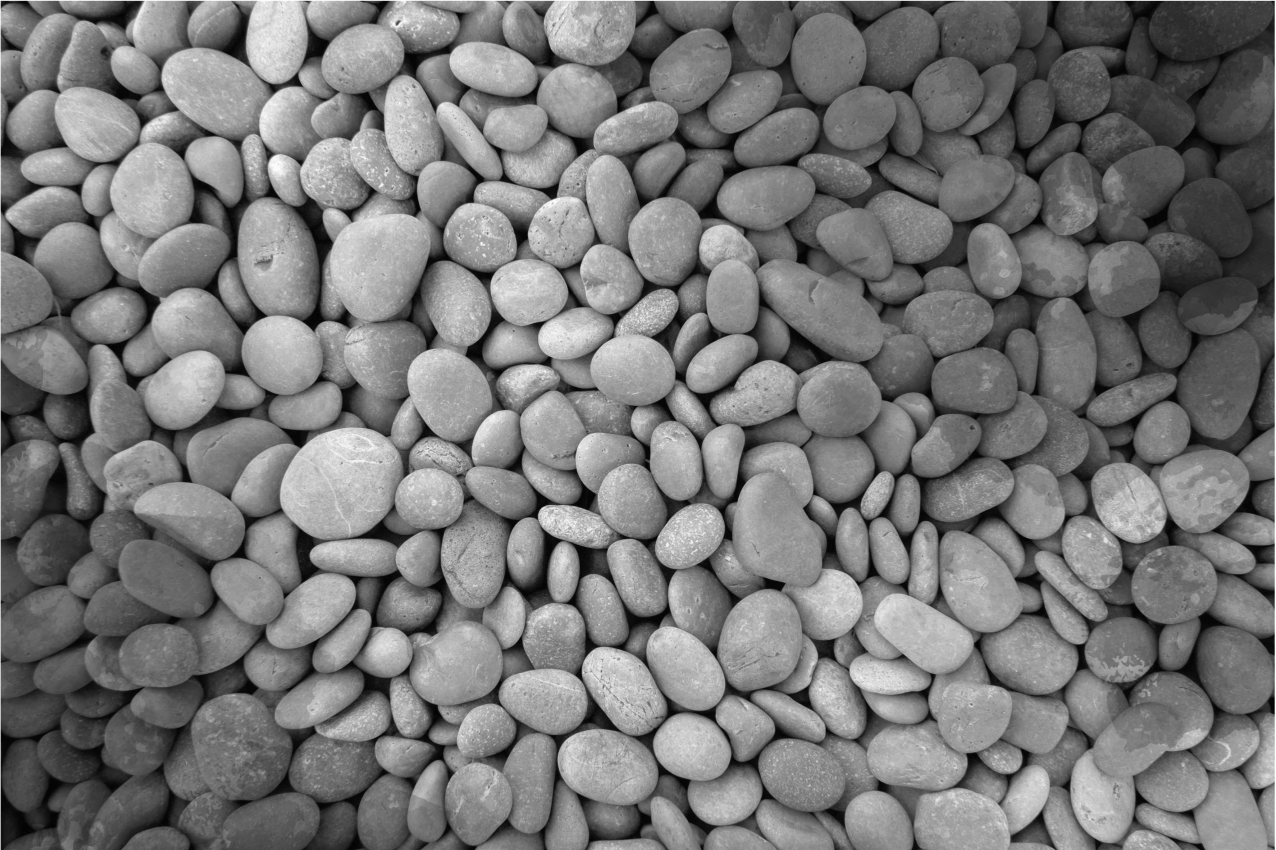 Individuais de mesa de texturas superfície de seixos lisos - TenStickers