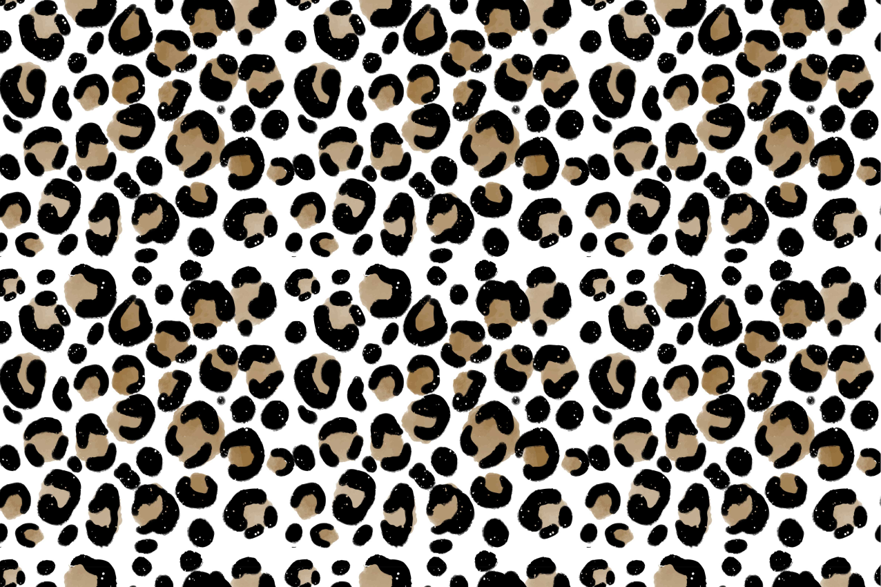 Individuais de mesa de texturas com estampa de leopardo - TenStickers