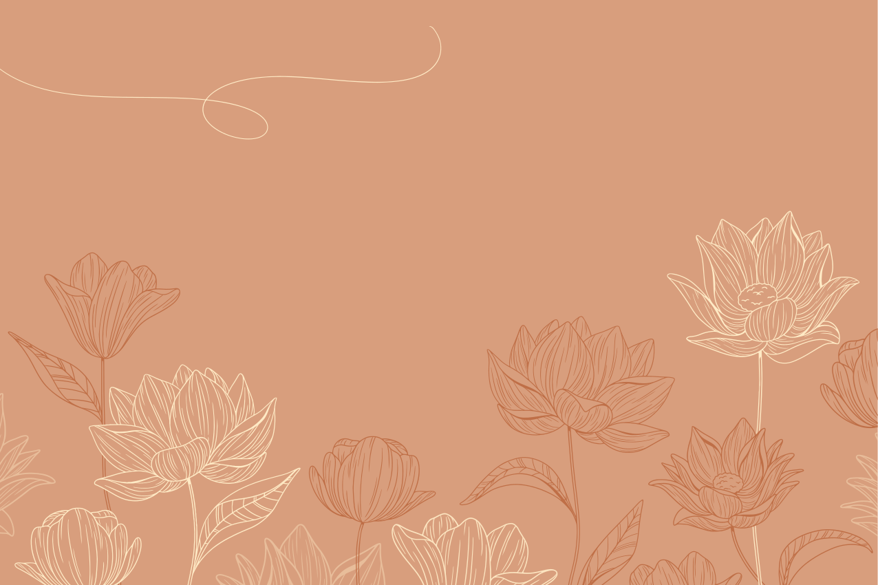 Individuais de mesa originais arranjo de chá floral - TenStickers