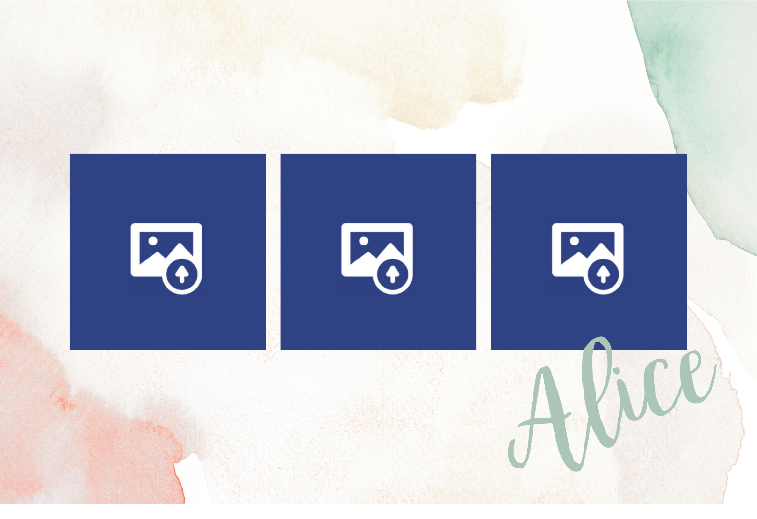 Individuais de mesa com nome Foto e nome - TenStickers