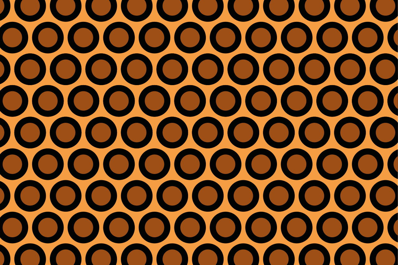 Individuais de mesa modernos com padrão circular - TenStickers