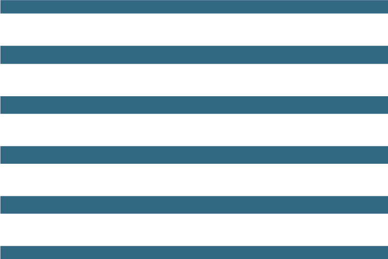 Individuais de mesa elegantes riscas azuis e brancas - TenStickers